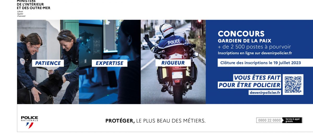 Permalien vers:La police nationale recrute de futurs gardiens de la paix